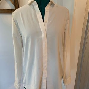 Ann Taylor Button Down Blouse Small